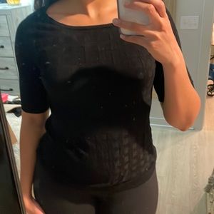 New York and co textured top